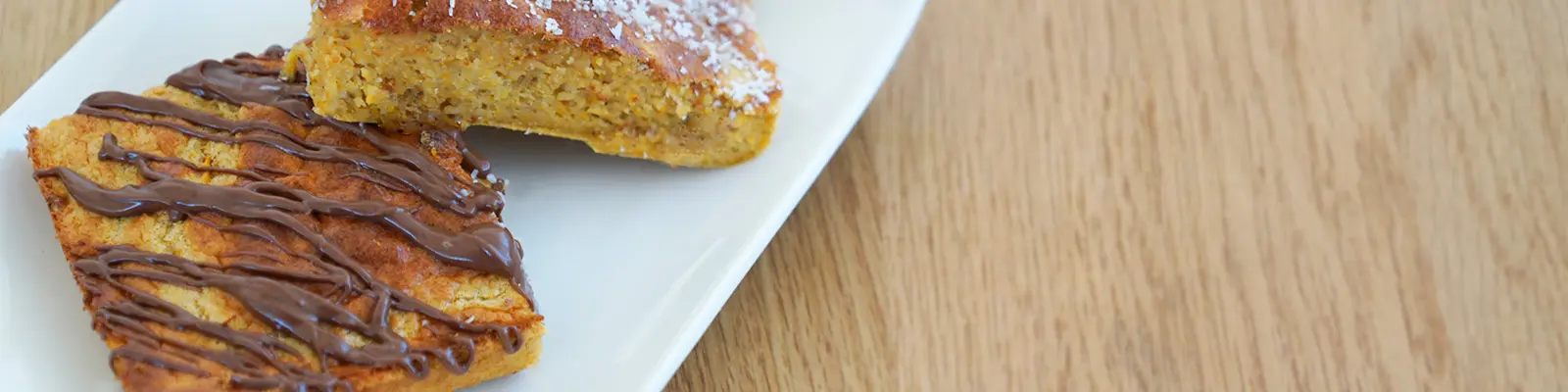 Pumpkin protein cake