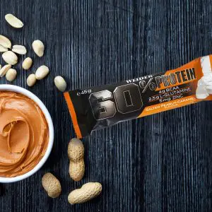 60% protein salted penaut y caramel
