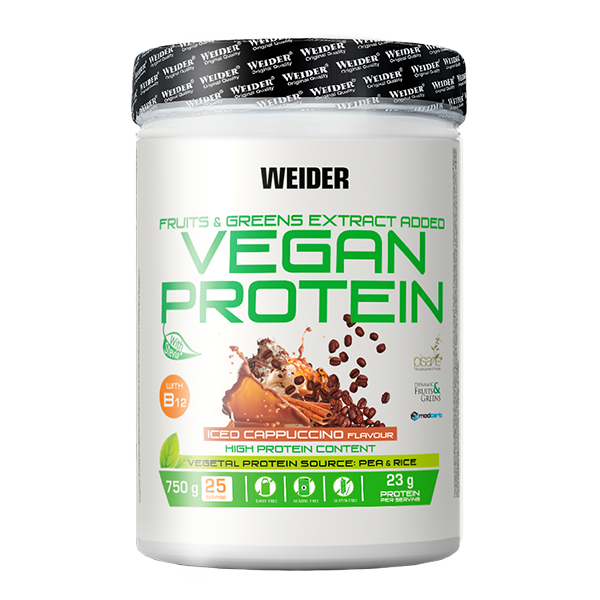 vegan protein cappuccino