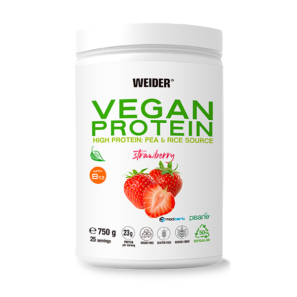 Proteína vegana sabor fresa